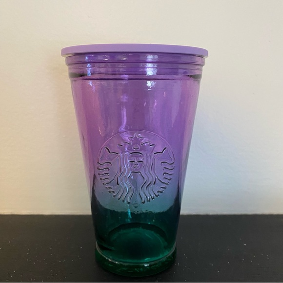 Starbucks 2022 Ombre Purple & Teal
Recycled Glass Cold Cup 16 Fl oz. - Picture 2 of 12